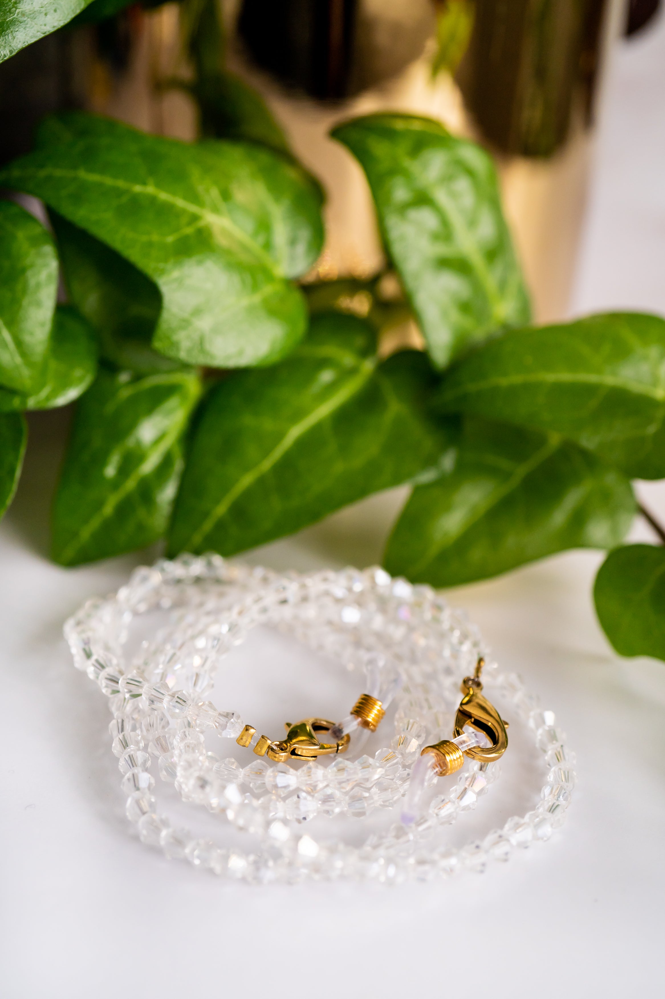 Small Crystal Beading Frame Chains